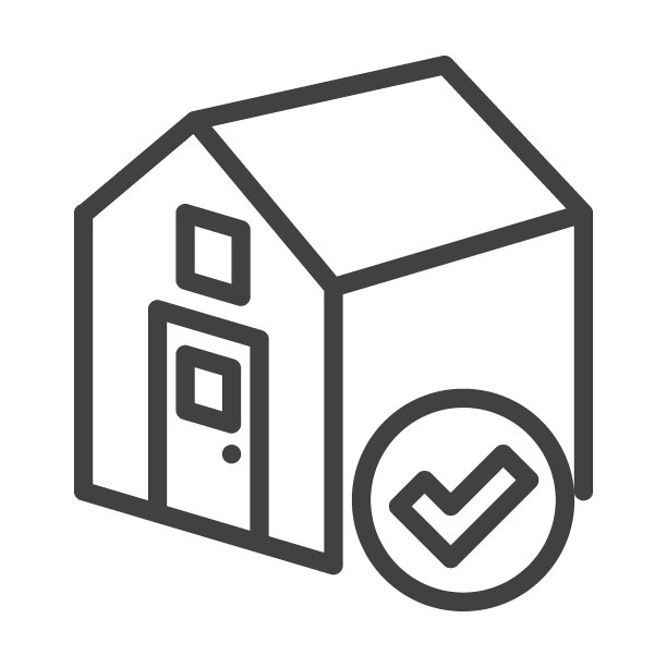 房地产房屋审批线性图标图片下载