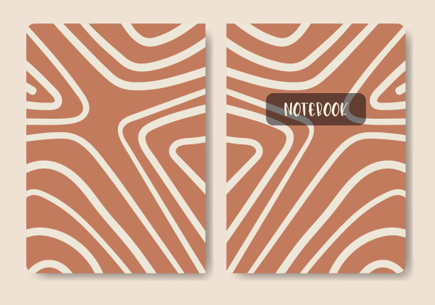 封面设计与柔和的条纹。手绘创意涂鸦线。丰富多彩的艺术背景。可用于请帖、卡片、封面、笔记本。矢量插图a4页图片下载