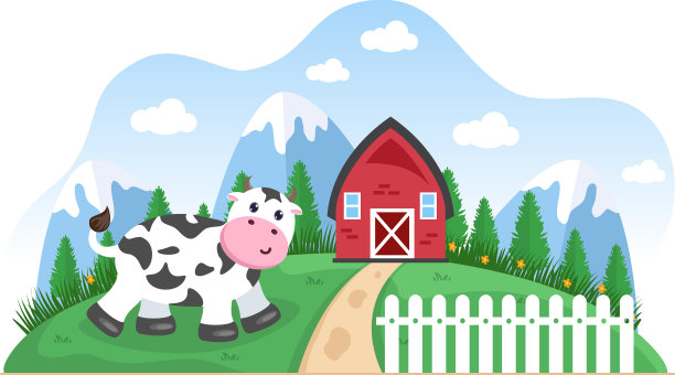 奶牛的照片可以看到牧场或牧场图片下载