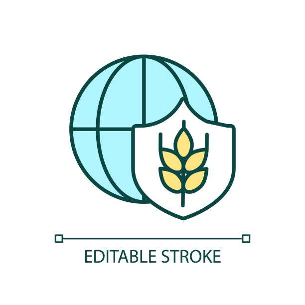 全球食品安全RGB颜色图标图片下载