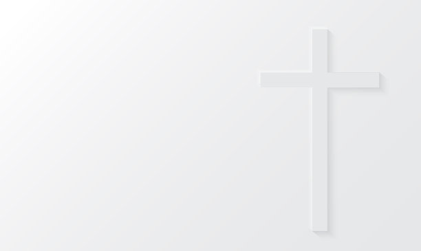宗教十字3d浮雕形状背景图片下载