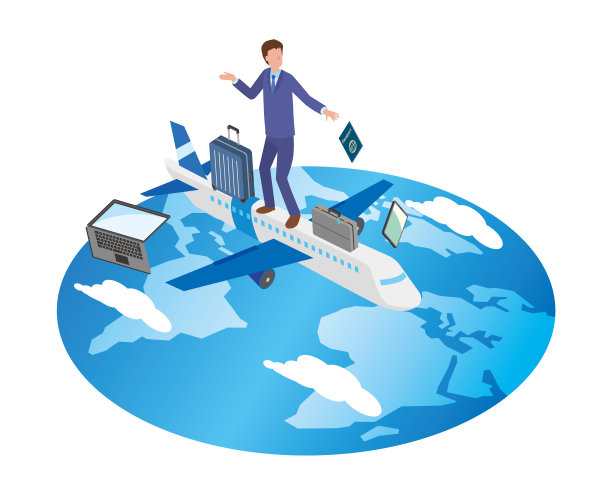 出差到世界各地的上班族图片下载