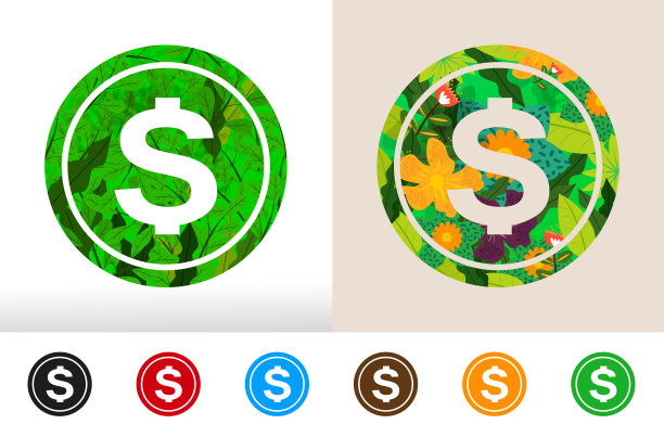 美元的图标图片下载