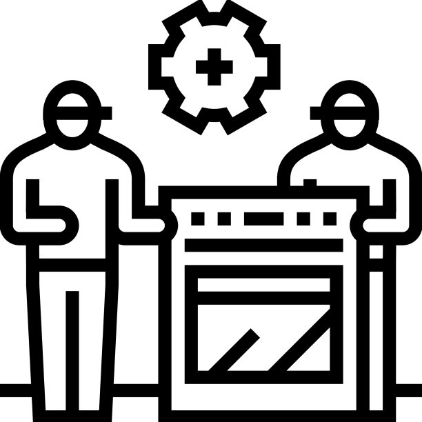 电器安装线性图标图片下载
