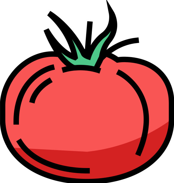 番茄维生素蔬菜颜色图标图片下载