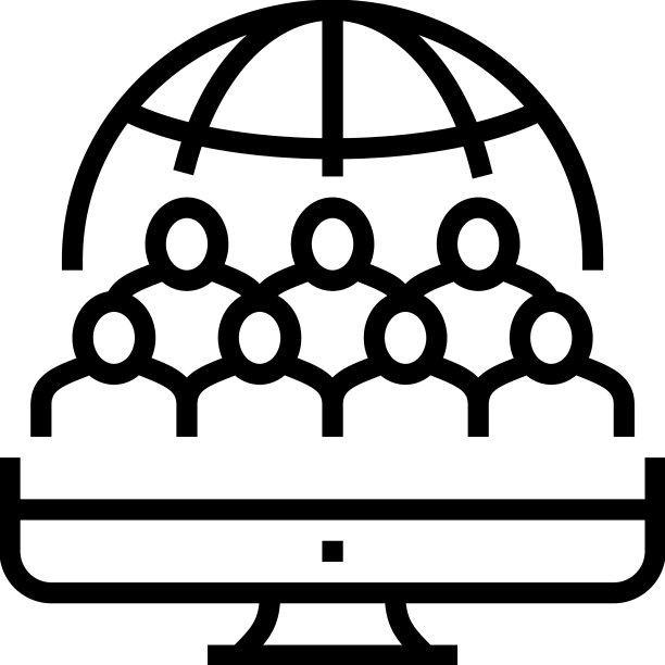 社会反应线图标图片下载