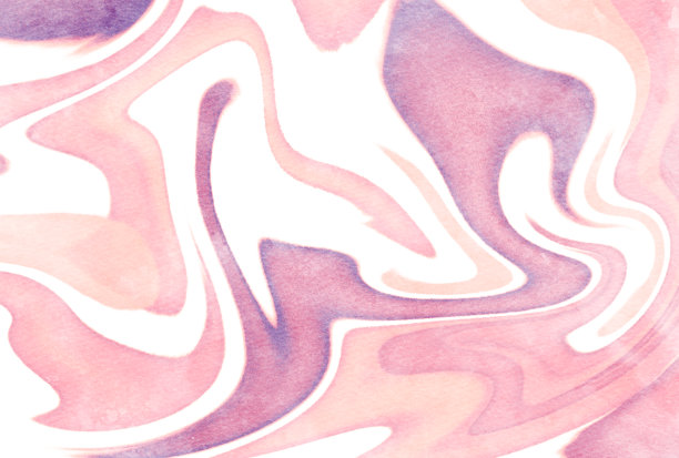 水彩画中精美多彩的大理石图案图片下载