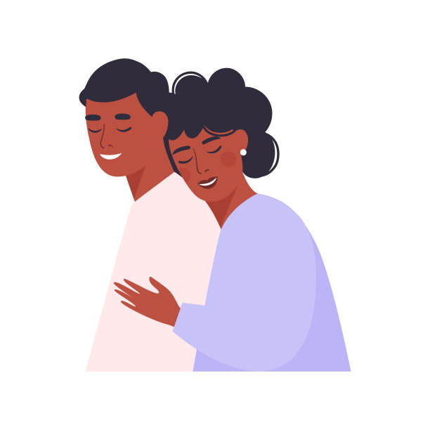 幸福夫妇的肖像图片下载