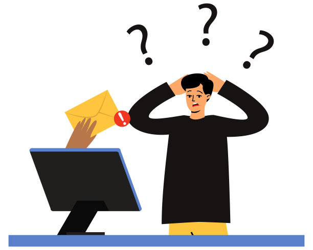 这个人收到一封紧急的工作信。这个吃惊的男人抬起头。男人很沮丧，也很惊讶。员工站在工作场所图片下载