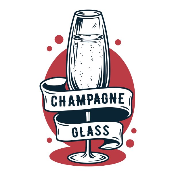 有气泡的香槟酒杯。新年酒图片下载
