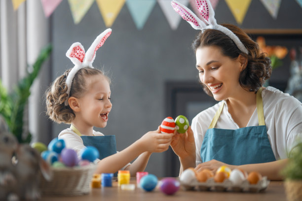 家庭准备复活节素材图片