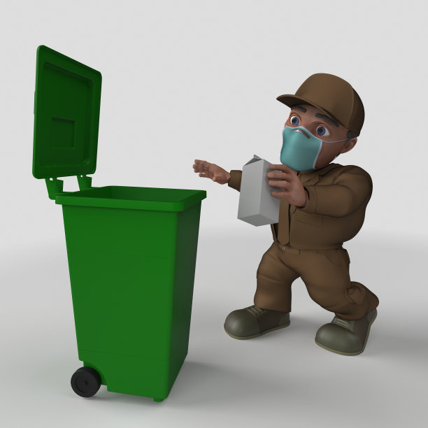 3D卡通送货司机图片下载