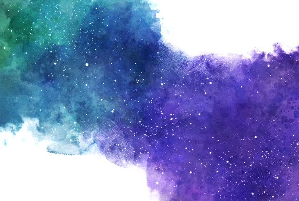 美丽的水彩抽象背景插图图片下载