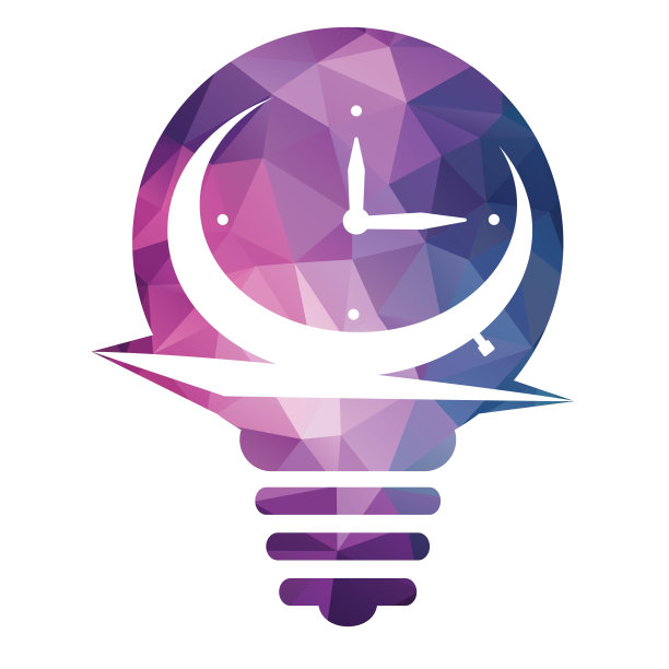 时间时钟标志设计模板。图片下载