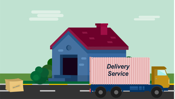 送货上门图片下载