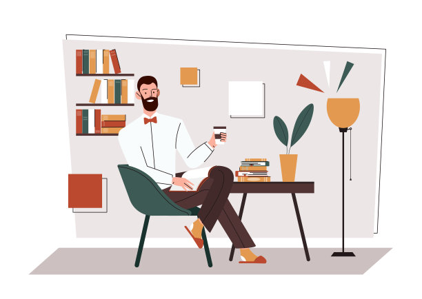 人读书概念图片下载