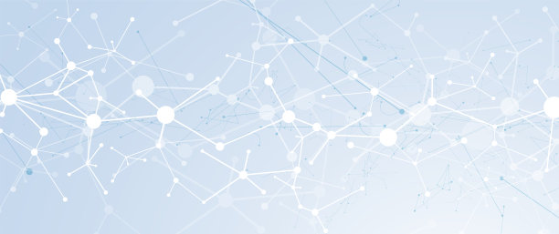 神经网络的概念。连接细胞与链接。高技术的过程。抽象的背景图片下载