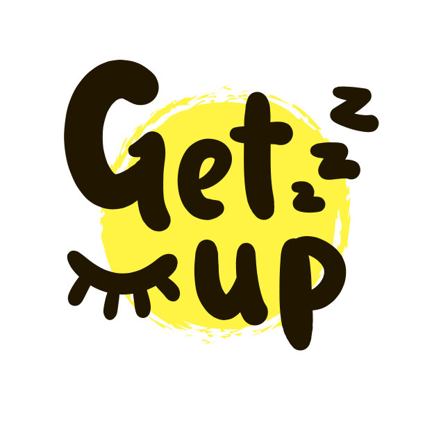 站起来——激励人心的名言。青年俚语。手绘字体。打印鼓舞人心的海报，t恤，包，杯子，卡片，传单，贴纸，徽章。可爱有趣的矢量编写图片下载