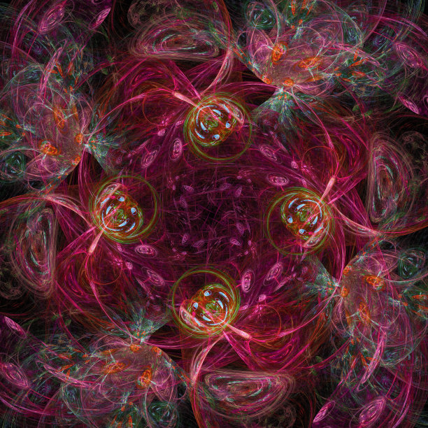 曼荼罗。圆的装饰图案。古典装饰元素。手绘背景。这一系列的颜色，令人敬畏的数字艺术颜料。背景由分形颜色纹理组成，适合在想象项目中使用图片下载