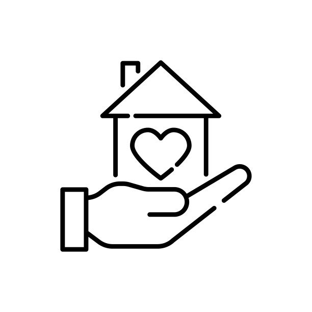 遮蔽矢量轮廓图标设计插图。EPS 10文件在白色背景图片下载