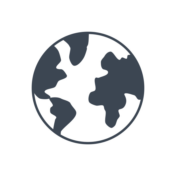 地球仪相关的矢量字形图标图片下载