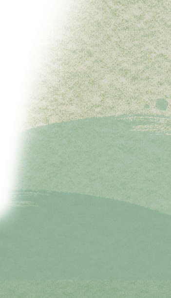 材料/纹理/手工日本纸和毛笔印，浅绿色图片下载