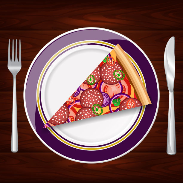 披萨切洋葱图片下载