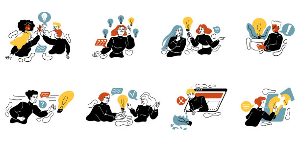 寻找绝妙想法的概念图片下载