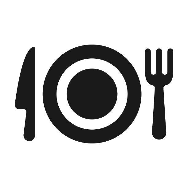 餐盘图标。图片下载