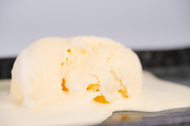 香草冰淇淋，特写照片图片下载