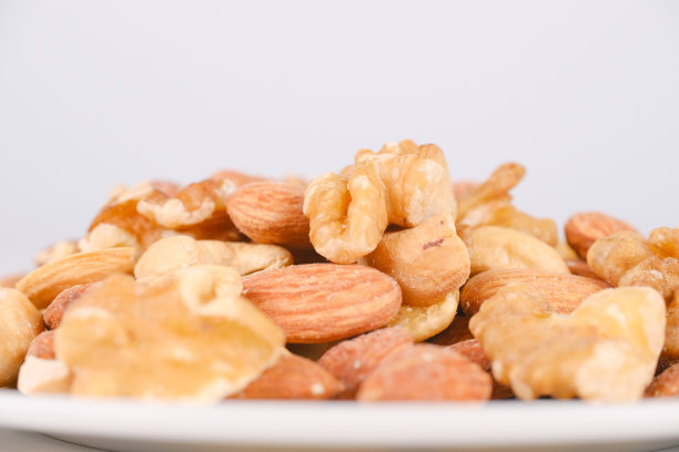 混合坚果，特写照片图片下载