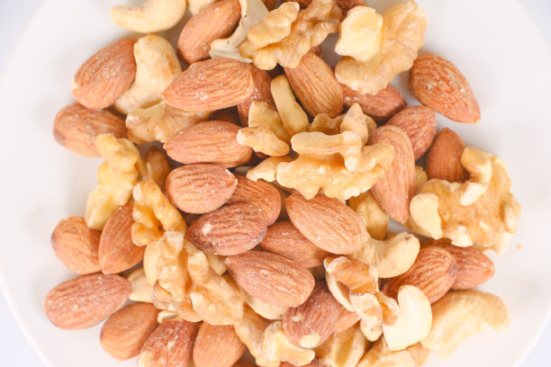 混合坚果，特写照片图片下载