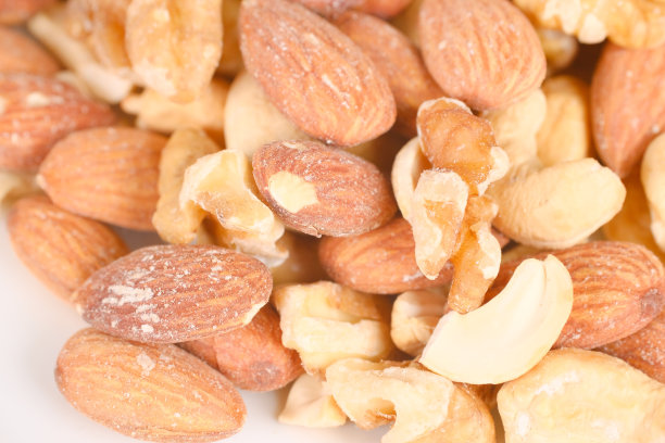 混合坚果，特写照片图片下载