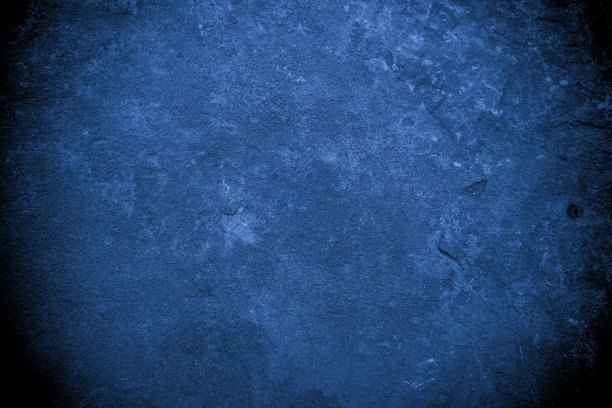 旧墙的图案纹理水泥蓝深抽象蓝颜色设计是浅与黑色渐变背景。图片下载