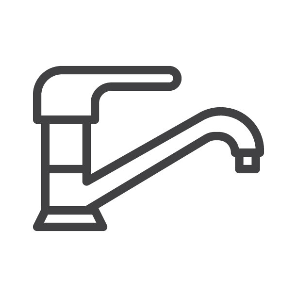 水龙头线图标图片下载