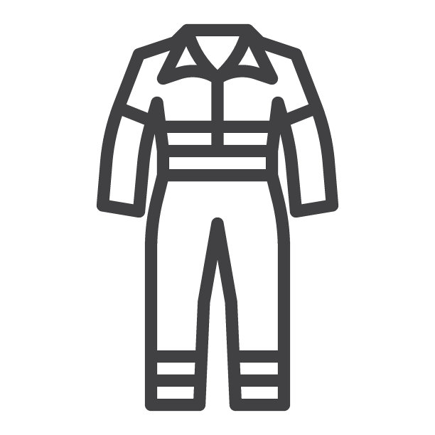 工作工作服线图标图片下载