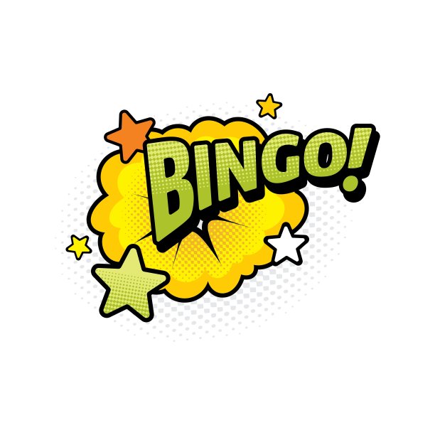 宾果流行艺术漫画泡沫或云矢量图标图片下载