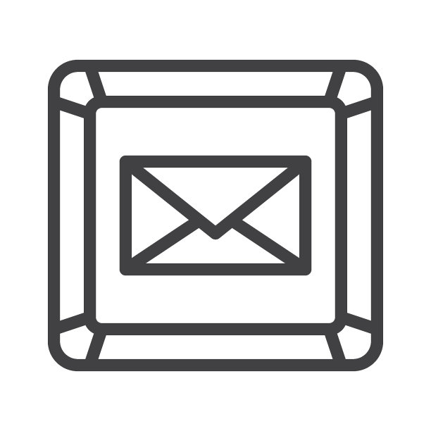 电子邮件消息框线条图标图片下载