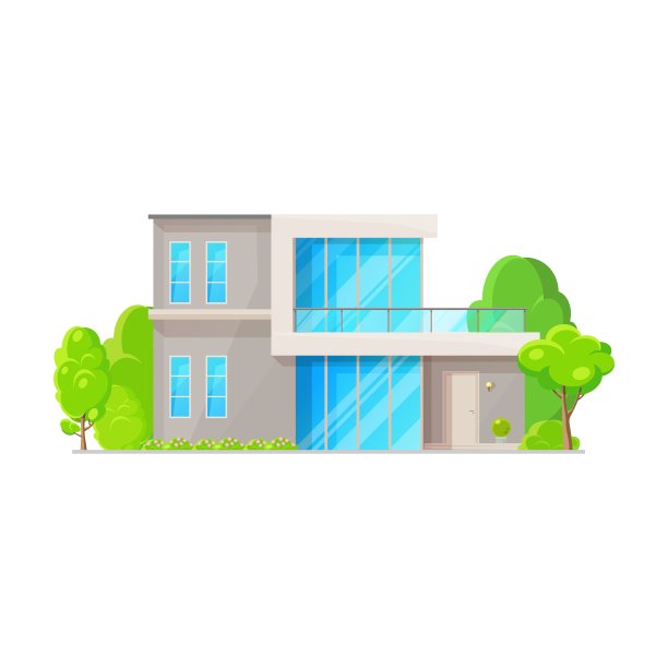 房屋建筑外立面独立天井图片下载