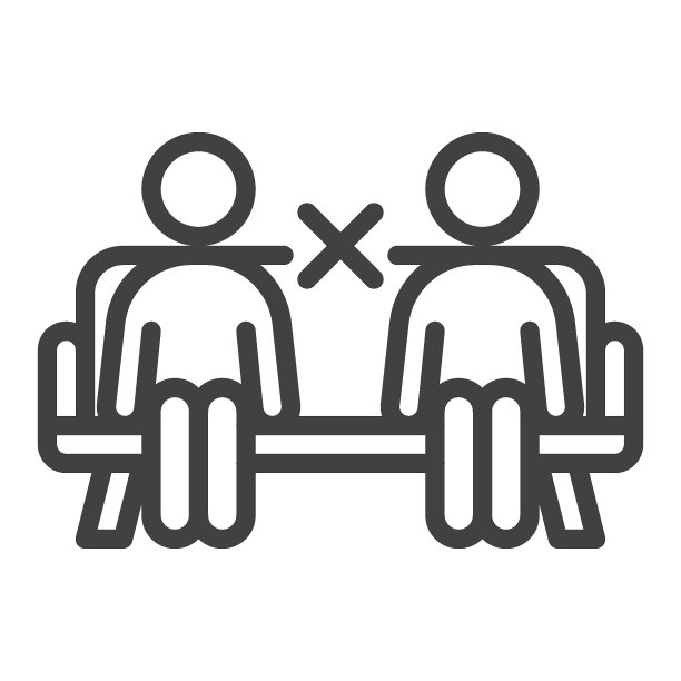 社交距离坐姿图标图片下载