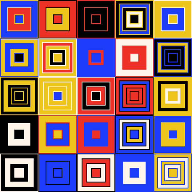 线艺术向量图形图案与抽象线性几何形状图片下载
