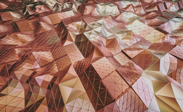 抽象三维几何背景图片下载