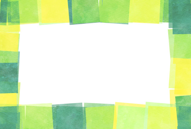 水彩风格方形图案背景插图图片下载