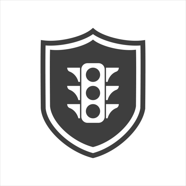 交通灯图标向量在白色背景图片下载