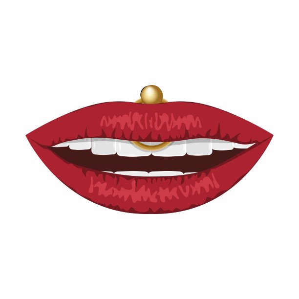嘴唇。女人穿的红唇。图片下载