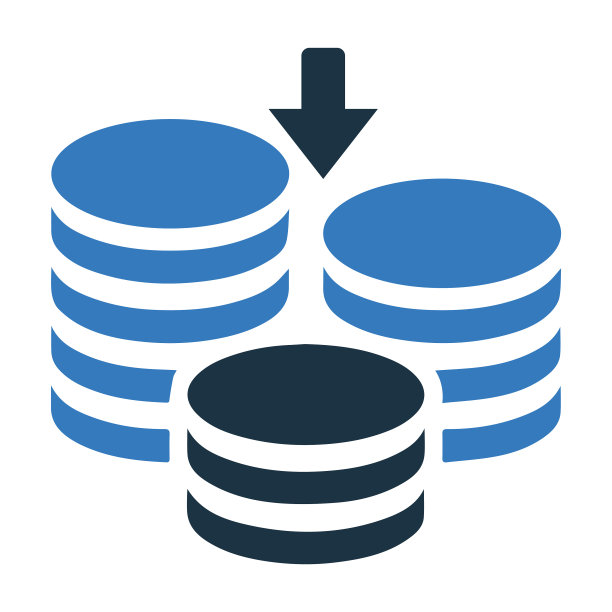 商业，硬币，金融，金钱，堆栈图标图片下载