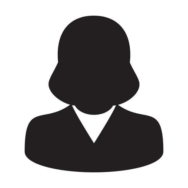 女性图标矢量用户头像，扁平颜色象形符号图片下载