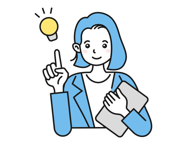 女指导者做建议、指导或通告的女人一个人的摆好的插图。白色背景上的插图。向量的设计元素。图片下载