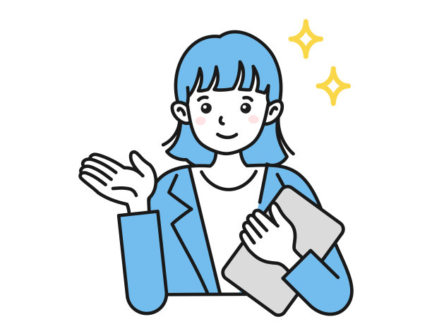 给予指示和解释的女人。业务的人。白色背景上的矢量图插图。图片下载