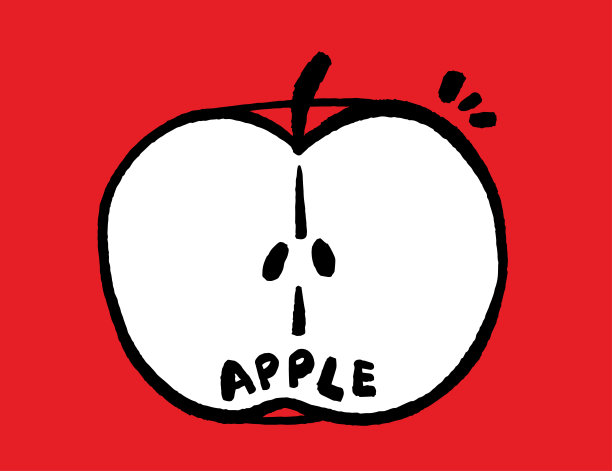 苹果的插图图片下载